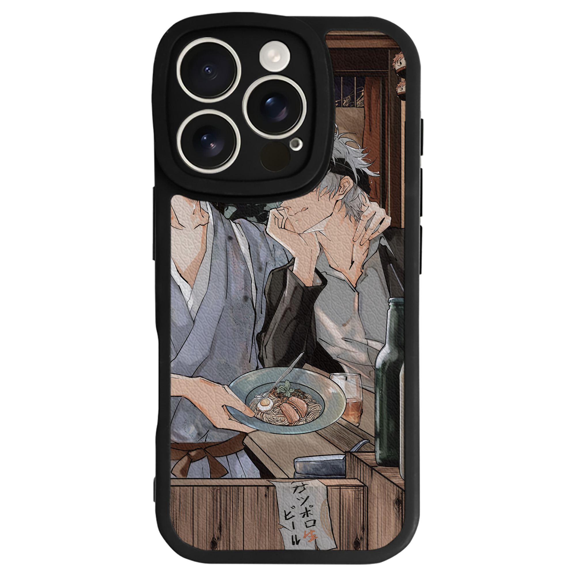 （画像用） 呪術廻戦 Jujutsu Kaisen 【iPhone 16シリーズ対応】シリコンスマホケース（レザー調） 材質：シリコン